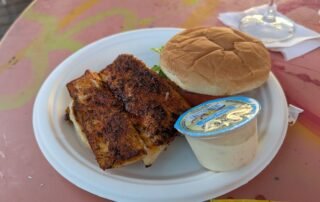 Blacken Mahi Sandwich