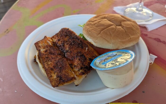 Blacken Mahi Sandwich