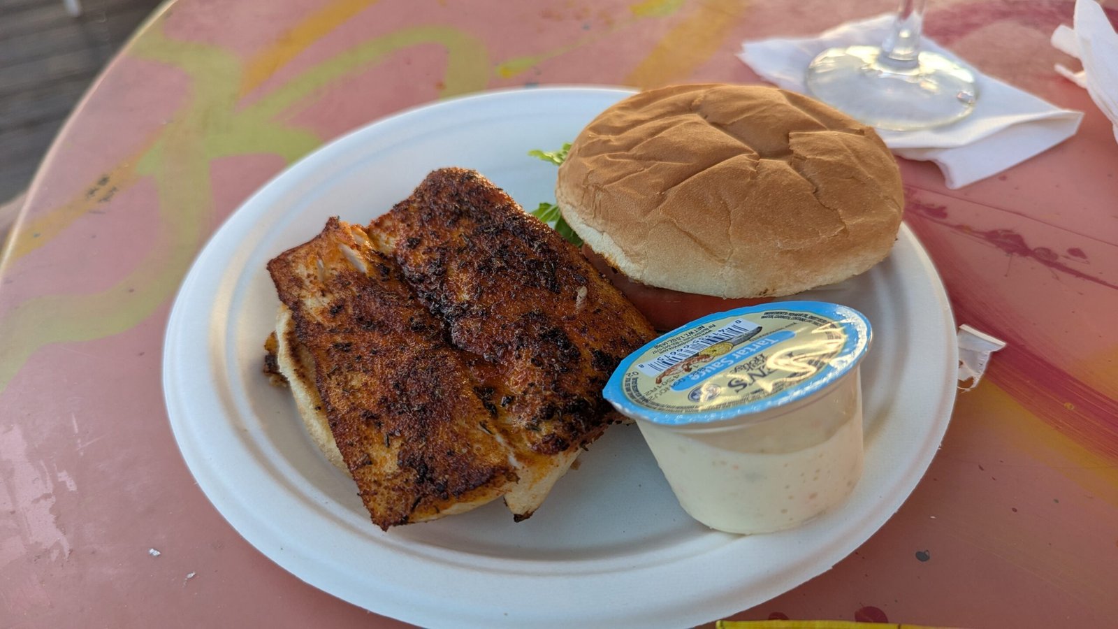 Blacken Mahi Sandwich